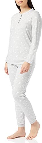 Pyjama Thermolactyl Pigiama, Grigio (Gris Imprime 11012), XX-Large Donna