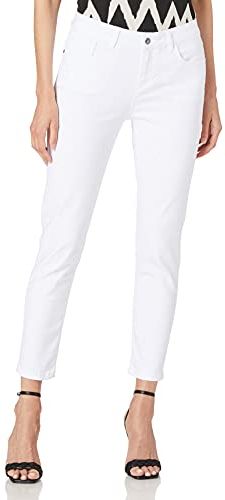 2013-43550 Pantaloni Eleganti da Uomo, Bianco, 40 Donna