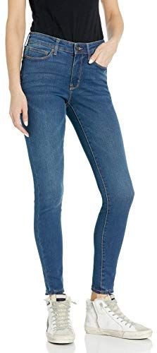 Mid-Rise Skinny Jeans Blue, 28 Short