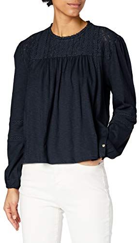 Lace Detroit LS Top Camicia a Tunica, Eclipse Navy, 14 Donna