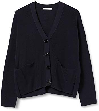 Willia Maglione Cardigan, Blu Aperto (466), S Donna