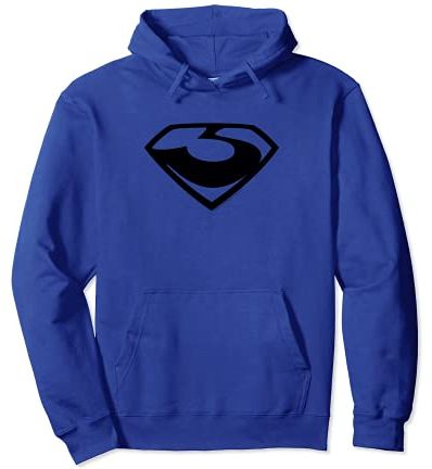 Man of Steel Z Symbol Felpa con Cappuccio