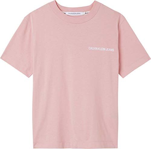Jeans Vertical Logo Tee T-Shirt, Soft Berry, X-Small Donna
