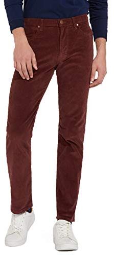 Arizona Corduroy Pantaloni, Rosso (Red Mahogany 17m), W34/L38 (Taglia Produttore: 38/34) Uomo