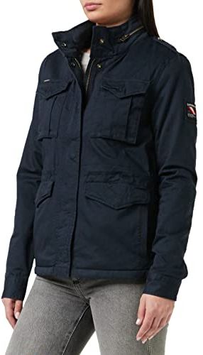 Classic Rookie Borg Jacket Giacca di Transizione, Washed Navy, XL Donna