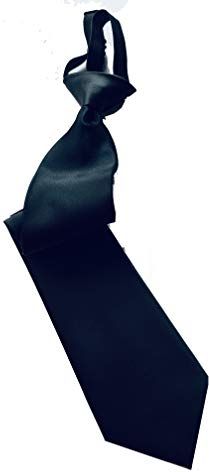Cravatta con elastico - Pietro Baldini - Cravatta con nodo fisso - Cravatta antracite - Cravatta grigio 51 * 7