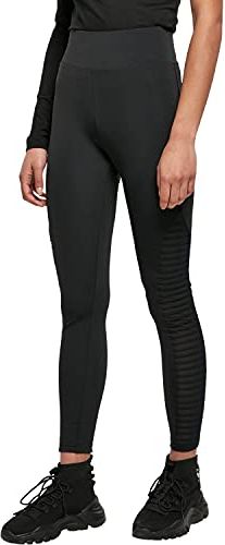 Ladies Highwaist Biker Tech Mesh Leggings, Nero, XXL Donna