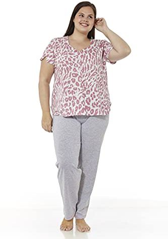 Pigiama Taglie Forti Donna XXXL Pigiama Estate Plus Size Pigiama Estivo Taglie Forti Taglie Grande 50-70