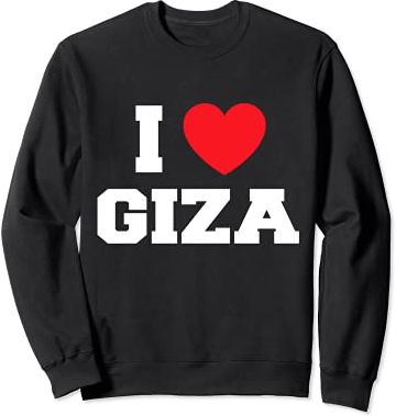 I Love Giza Felpa