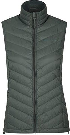 Featherweight Giù Gilet -Leggero con Gilet, Giacca Inverno Resistente all'Acqua, Piumino, Tasche Facili con Cerniera, Tasche con Cerniera Giacca Casual Kaki Chiaro 44