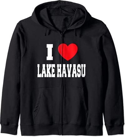 I Love Lake Havasu Felpa con Cappuccio