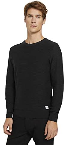 Modern Basic Pullover, 29999-Black, 3XL Uomo