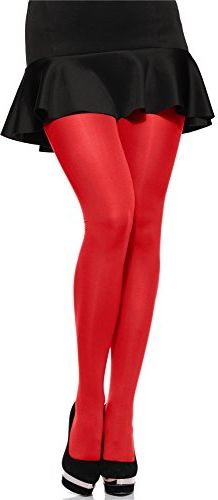 Donna Microfibra Collant Plus Size MS 162 60 DEN (Rosso, XXXXL)