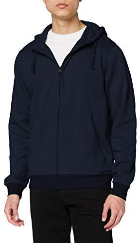 Basic Full Zip Hoody Felpa, Blu (Dark Navy 580), XXX-Large Uomo