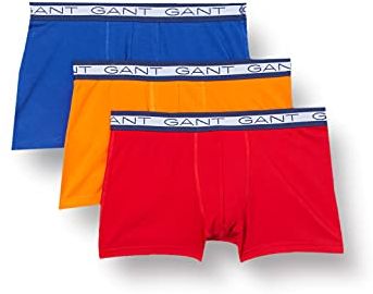 Basic Trunk 3-Pack Boxer a Pantaloncino, College Blue, XL Uomo