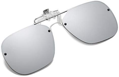 Polarization Clip-On Occhiali da sole Unisex clip Flip up occhiali da sole miope per Outdoor/guida/pesca