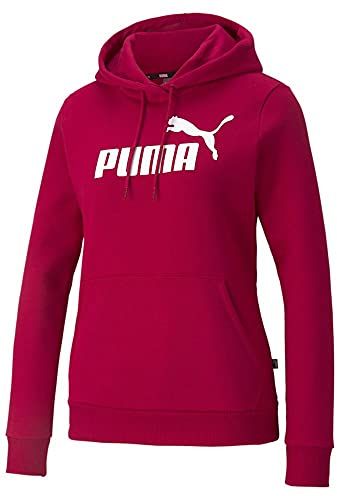 Ess Logo Hoodie FL (Felpa, Rosso Persiano, S Donna