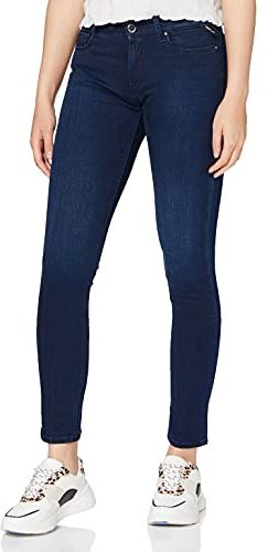Luz High Waist Jeans, Dark Blue 7, 24W / 30L Donna
