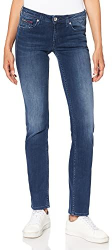 Rise Sandy Jeans Straight, Niceville Mid Stretch, 24W / 32L Donna