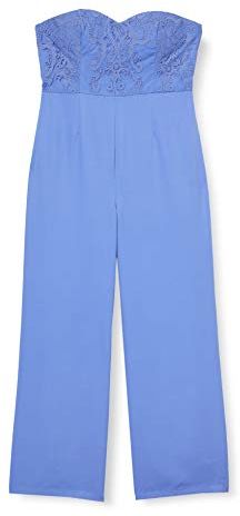 Chi Chi Dallas Jumpsuit Monopezzo, Blu (Blue BL), 44 IT Donna