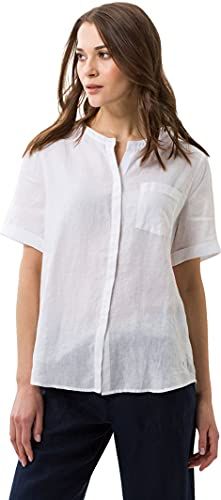 Vania Linen Camicia, Bianco (White 99), 52 (Taglia Unica: 46) Donna