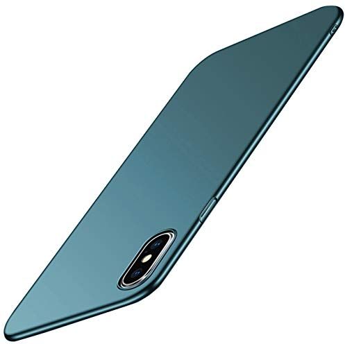 Custodia Compatibile con iPhone XS Max,Ultra Sottile Hard PC 360 Gradi Resistente Bumper Protettiva Cover Custodia per Apple iPhone Xr (iPhone XS, verde)