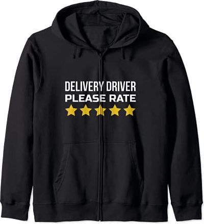 Delivery Driver Ispirato all'uomo delle consegne Design del Felpa con Cappuccio