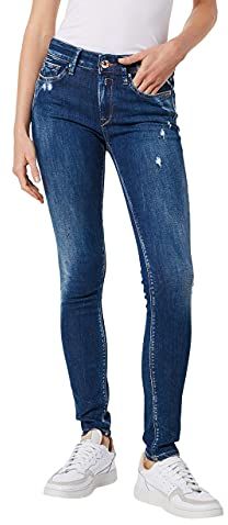 New Luz Jeans, Dark Blue 7, 33 W / 32 L Donna