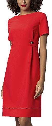 Dress Vestito, Rosso (Rot Rot), 42 (Taglia Unica: 36) Donna