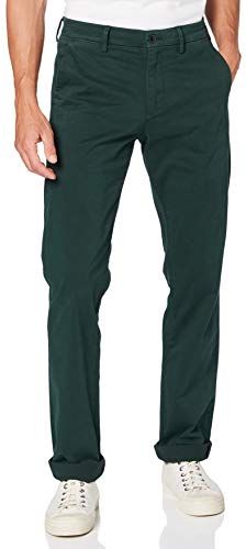 POBELT Pantaloni, Verde Scuro, 46W x 34L Uomo