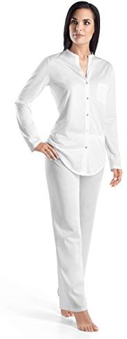 Pigiama due pezzi, Donna, Bianco (Weiß (White 0101)), M