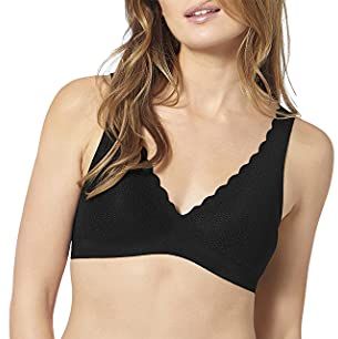 Zero Feel Lace Bralette Brassière, Nero (Black 0004), 0A (Taglia Unica: Medium) Donna