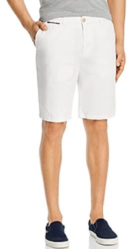 Classic Chino Short in Pima Cotton Quality Pantaloncini, Bianco (Denim White 0102), W36 (Taglia Unica: 36) Uomo