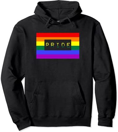 Cute Trendy Unique LGBTQ Gay Pride Flag Stuff Queer Quote Felpa con Cappuccio