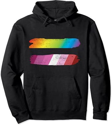 Equal Sign Equality LGBT Lesbian Flag Gay Pride Ally Women Felpa con Cappuccio