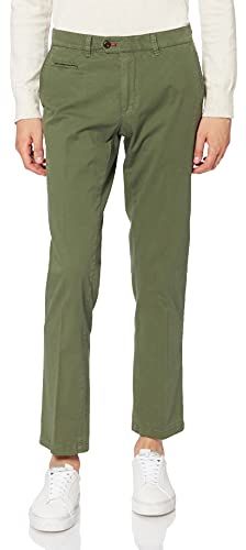 Style Everest Chinohose in Triplestone-Qualität Pantaloni, Verde, 32W x 32L Uomo