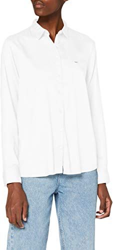 One Pocket Shirt Camicia, Tela Bianca, 1XL Donna