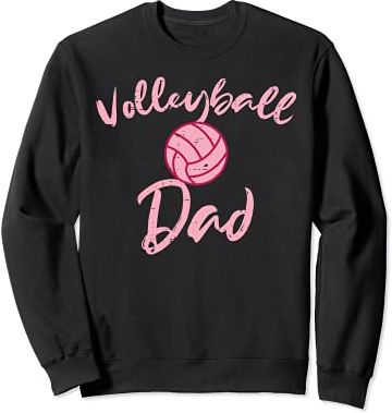 Pink Volleyball Dad Cute Family Matching Daddy Papa Men Felpa