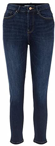 PCLILI Slim MW CR DB334-VI/NOOS BC, Blu Jeans Scuro, M Donna