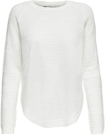 onlCAVIAR L/S Pullover Knt Noos Felpa, Grigio (Whitecap Gray Detail:Melange), 44 (Taglia Produttore: Medium) Donna