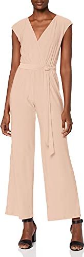 Marchio Amazon - find. Maxi Tuta Smanicata Donna, Rosa (Blush), 46, Label: L