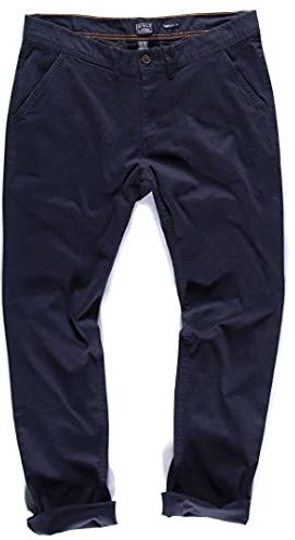 Pantaloni Chino da Uomo, Stile Moderno, Colore Nero, Taglia
