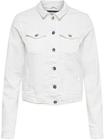 Onltia DNM Jacket BB col Bex168a Noos Giacca in Jeans, Bianco (White White), 42 (Taglia Produttore: 36.0) Donna