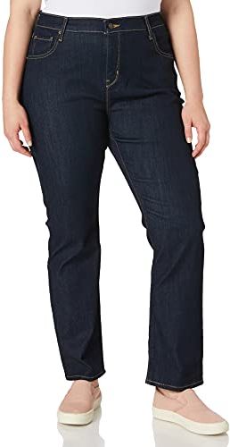 724 PL High Rise Straight Jeans, To The Nine, 34 Medium Donna