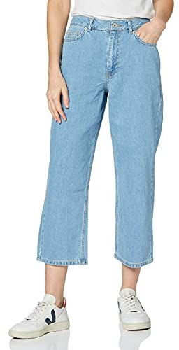 Marchio Amazon - find. Jeans Dritti Vita Regular Donna, Blu (BLUE), 30W / 32L, Label: 30W / 32L