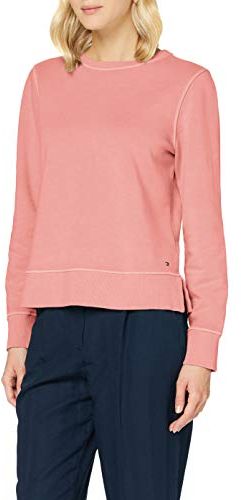 Valera Slim Round-nk Sweatshirt Maglietta, Rosa (Pink Grapefruit Th8), 38 (Taglia Unica: X-Small) Donna