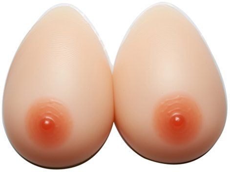 Seno finto, in 100% silicone medico anallergico Beige XL 80E (2,2lb/pair Boobs)-36DD/38D/40C/42B/44A