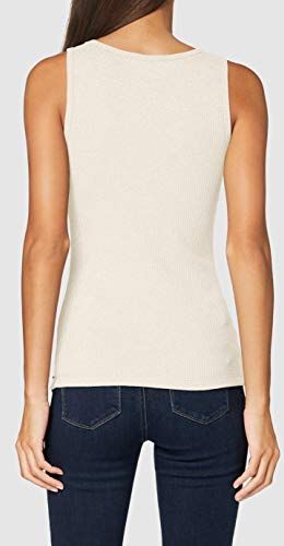 Débardeur Lurex Chaîne Deric T-Shirt, Beige/Oro, TXS Donna