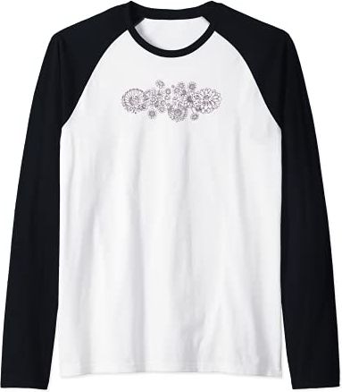 Look For Something Positive Front Back Maglia con Maniche Raglan