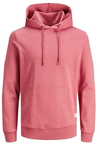 JJEBASIC Sweat Hood Noos Felpa con Cappuccio, Slate Rose, M Uomo